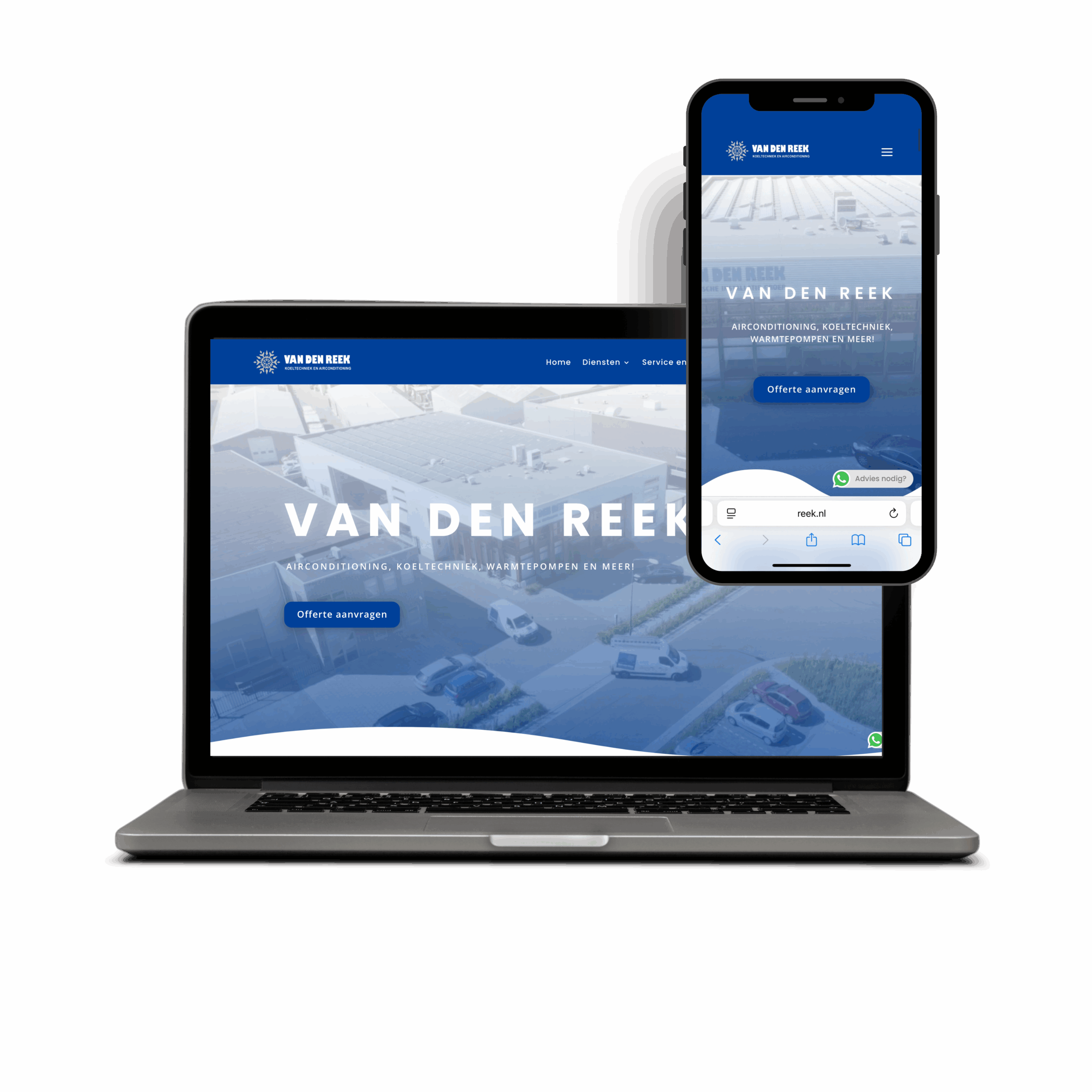 Van den Reek, Airconditioning, Warmtepompen, Koeltechniek, Service en onderhoud