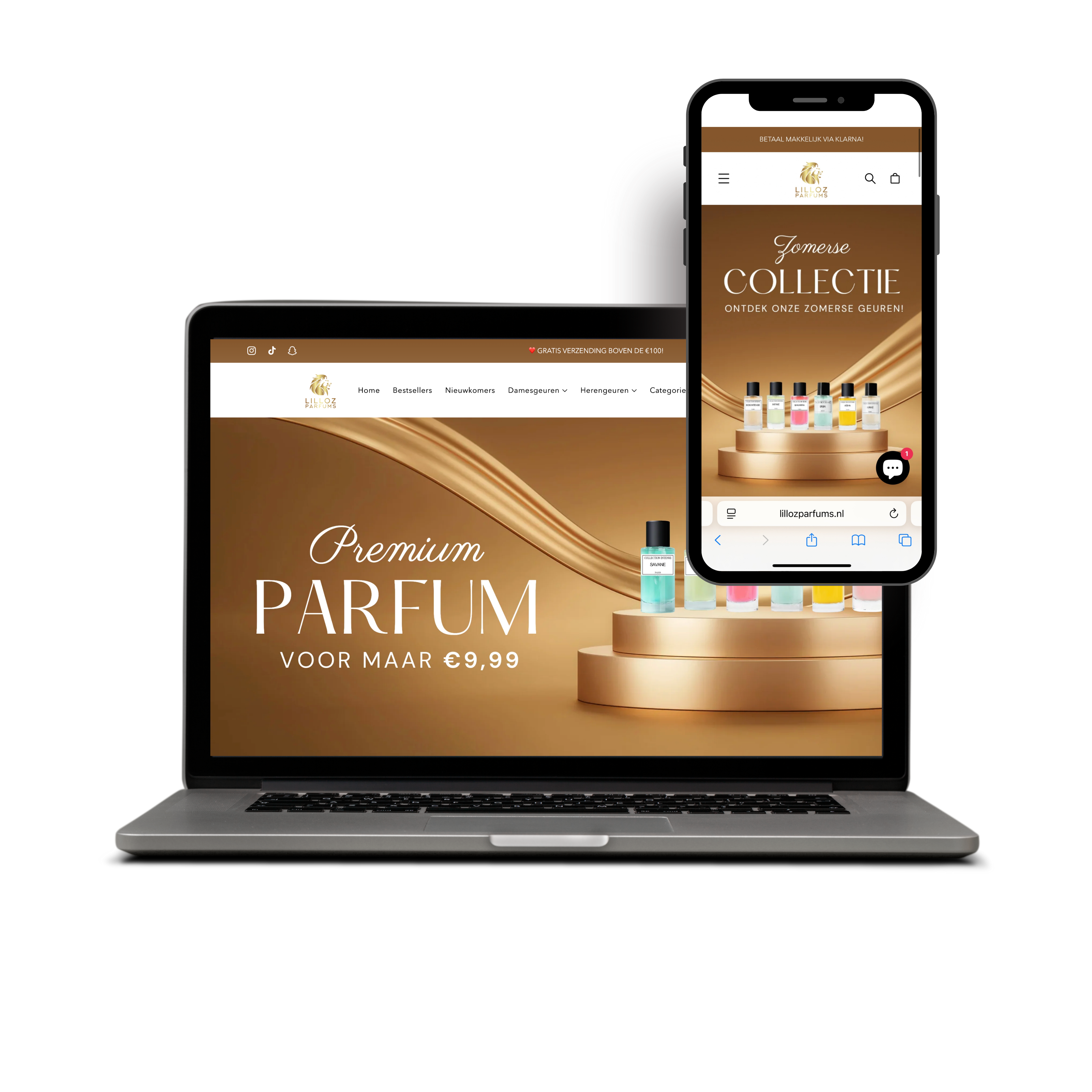 Lilloz Parfums - Website